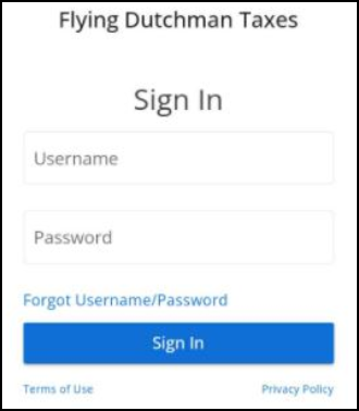 Mobile App sign in